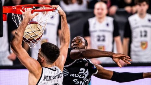 PARTIZAN POBEDIO NA TEŠKOM GOSTOVANJU: Crno-beli savladali Kluž u ABA ligi, sledi večiti derbi