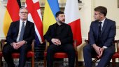ŠTA SE OVO DESILO U LONDONU? ZELENSKI  GLEDA U POD, A MAKRON SMRKNUT: Svi bruje o izrazima lica evropskih lidera (FOTO/VIDEO)