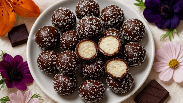 ДОМАЋЕ ЧОКОЛАДНЕ КУГЛИЦЕ СА КОКОСОМ: Савршен брзи слатки залогај
