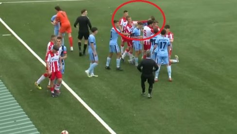 BRUKA I SRAMOTA! Šamari, pesničenje i haos na meču kadeta Crvena zvezda - Teleoptik (VIDEO)