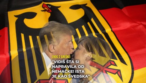 TRAMP NIJE ZAOBIŠAO ANGELU Merkelova, napravila si 2 greške - i Nemačka je sad zemlja kriminala, baš kao i Švedska