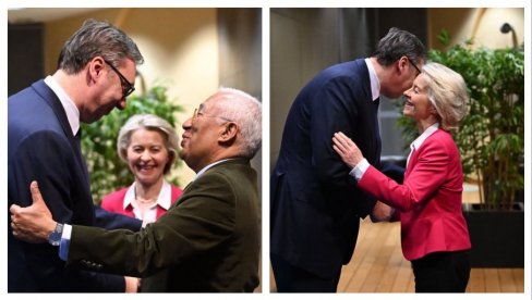 ВЕЛИКА ЧАСТ ЗА СРБИЈУ Вучић након вечере са Фон дер Лајен и Коштом: Представио сам им своју идеју о заједничком уласку региона у ЕУ