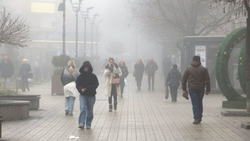 VREME DANAS PROMENLJIVO: Oblačno i maglovito, ponegde sa kišom