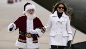 УХВАТИЛА ДЕДА МАРАЗА ПОД РУКУ И ОДУШЕВИЛА: Меланија Трамп се појавила у аутфиту вредном преко 5.000 долара, па послала дивну поруку!