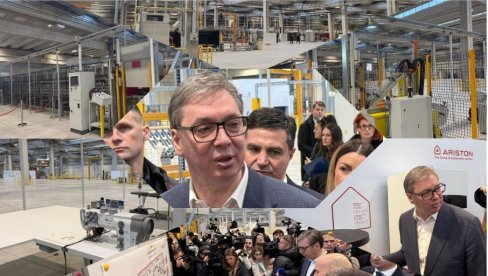 OVO MENJA KRVNU SLIKU NIŠA Vučić na otvaranju fabrike Ariston Climate Solutions: Od ovakvih fabrika grad živi (VIDEO)