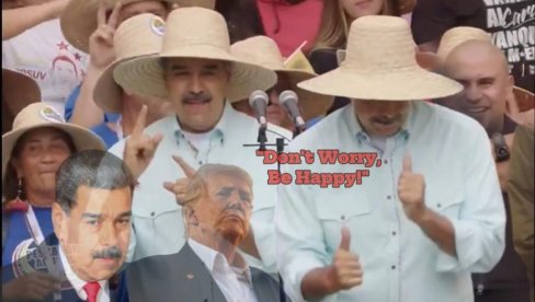 РАЗБИЋЕМО ЗУБЕ СЕВЕРНОАМЕРИЧКОЈ ИМПЕРИЈИ! Мадуро заплесао у Каракасу - запевао: Dont Worry, Be Happy (ВИДЕО)