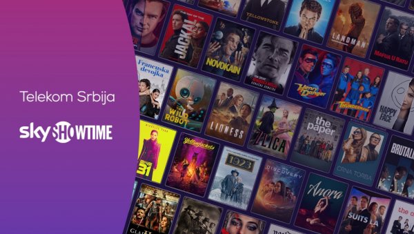 SkyShowtime  и Телеком Србија доносе светски познате филмове, емисије и оригиналне серије публици широм Србије
