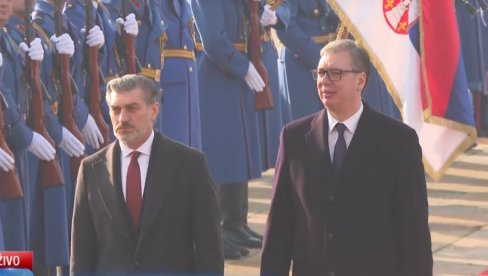 KAVELAŠVILI U BEOGRADU: U Palati Srbija u toku sastanak delegacija Srbije i Gruzije (VIDEO)