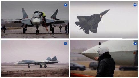 PRVI LET SA MOTOROM PETE GENERACIJE: Pogledajte ruski avion Su-57 u akciji (VIDEO)