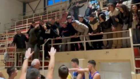ЦРНОГОРЦИ ЗГРОЗИЛИ ЦЕО РЕГИОН! Незапамћен скандал на кошаркашкој утакмици у Никшићу (ВИДЕО)