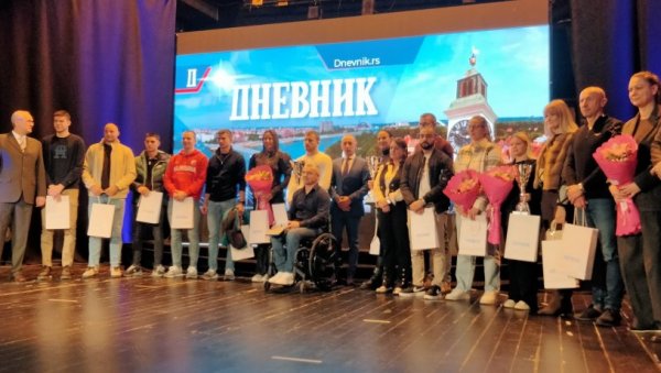 АЛЕКСАНДАР КОМАРОВ,  СТРАХИЊА ДРАГОСАВЉЕВИЋ И АЛЕКСАНДРА ХАВРАН : Најбољи спортисти Војводине у 69. избору новосадског „Дневника