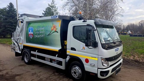 JKP ZELENILO I GROBLJA SMEDEREVO OD VLADE JAPANA DOBILO VOZILO ZA IZNOŠENJE SMEĆA: Donacija vredna 15 miliona dinara