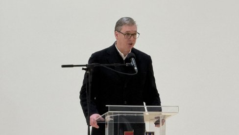 ВУЧИЋ У ПУТИНЦИМА: Свечано отварање спортске хале код Руме (ФОТО/ВИДЕО)