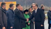 VUČIĆ NA OTVARANJU DEONICE MORAVSKOG KORIDORA: Neverovatno je kako to izgleda (VIDEO)