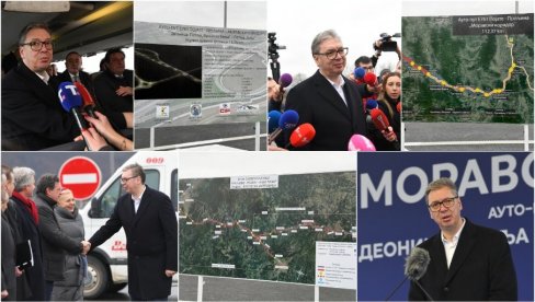 VUČIĆ OTVORIO NOVU DEONICU MORAVSKOG KORIDORA: Sutra u 8 biće puštena u saobraćaj - besplatno do 14. januara (VIDEO)