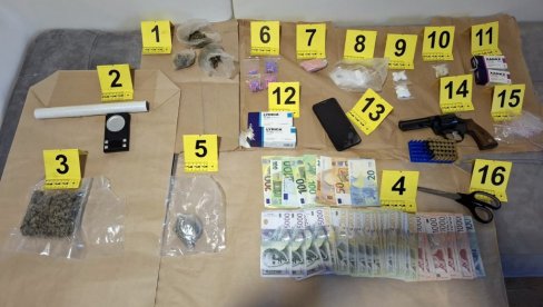 UHAPŠEN DILER NA PALILULI: Krio pištolj, kokain, marihuanu...