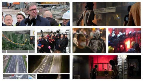 BLOKADERI UNIŠTAVAJU SRBIJU, VUČIĆ JE GRADI: Predsednikova vizija je država napretka naspram politike rušenja i zastoja