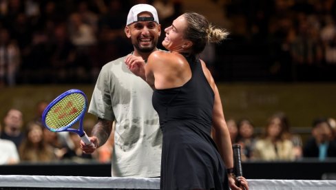 TENISKI SPEKTAKL U DUBAIJU: Nik Kirjos se vratio i pobedio Arinu Sabalenku (FOTO)