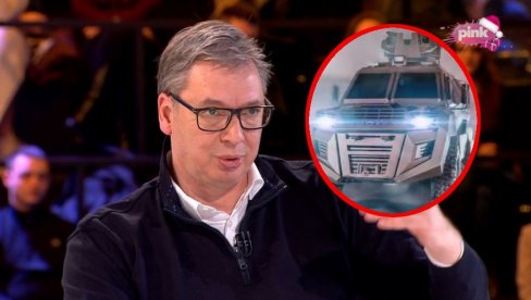 VUČIĆ O BORBENOM VOZILU KOJE PRAVE HRVATI I ALBANCI: To je protiv Srbije, ne Austrije