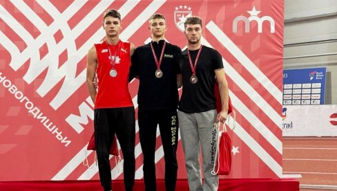 PAJKIĆ PRVI U SKOKU U VIS: Atletičar OAK „Morava“ najbolji na Novogodišnjem mitingu Crvene zvezde