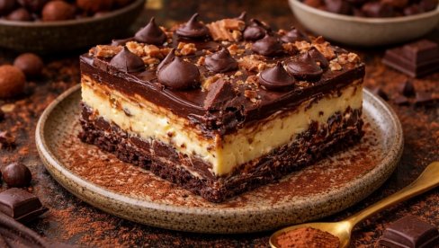 БЕЛГИЈСКА КРЕМАСТА ТОРТА: Торта за праве љубитеље чоколаде!