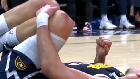 CEO SVET JE OVO ČEKAO! Otkriveno kako je Nikola Jokić, da li su pukli ligamenti kolena i koliko će ga ova povreda koštati!