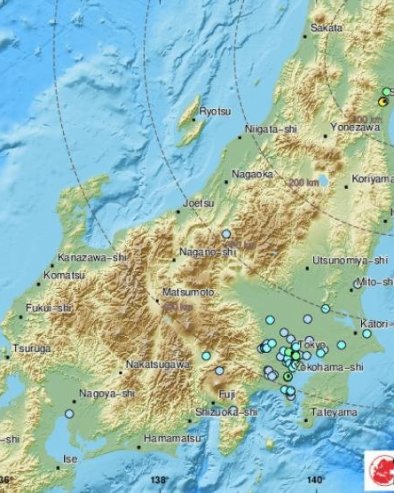 РАЗОРАН ЗЕМЉОТРЕС ПОГОДИО ЈАПАН: Ево где је био епицентар