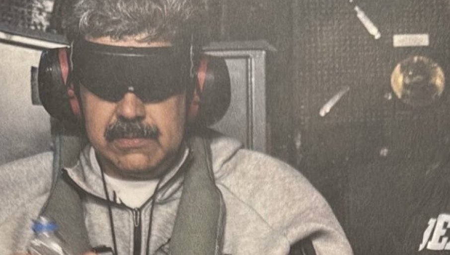 МАДУРО ВЕЗАН, НЕ ВИДИ И НЕ ЧУЈЕ: Ова слика је највећа Трампова срамота