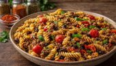 PASTA SA MLEVENIM MESOM: Zasitna, kremasta i puna boja i začina