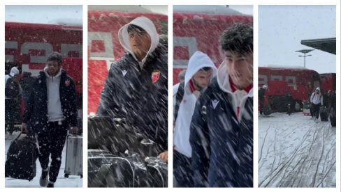 КАКВЕ СЦЕНЕ: Снег оковао Србију, а Црвена звезда...