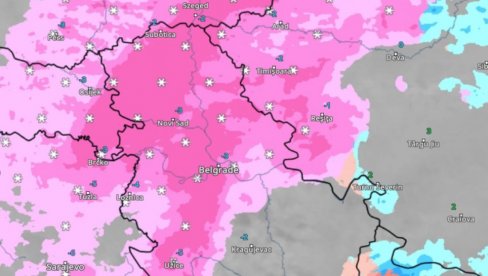 (MAPA) U SRBIJI ĆE PASTI 30 LITARA KIŠE I 20 CENTIMETARA SNEGA: Debeli minisu se očekuje i za Božić, ovi delovi zemlje najviše na udaru