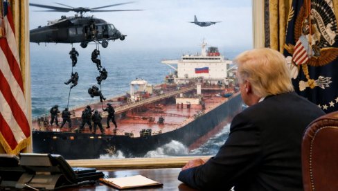 KARAKAS NA KOLENIMA Bela kuća: Privremene vlasti Venecuele predale sankcionisanu naftu Vašingtonu, tanker Mariner nije ruski