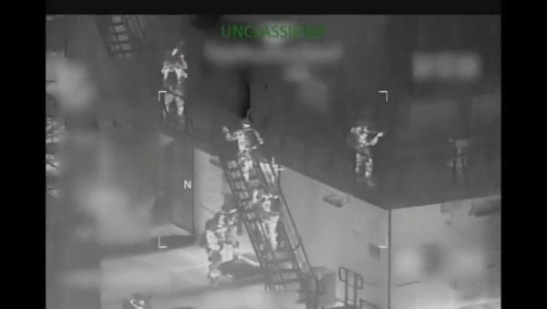 НИЈЕ ЈЕДИНИ КОЈИ СМО ДАНАС ЗАПЛЕНИЛИ: Овако је изгледао моменат када су Трампове снаге упале на руски танкер