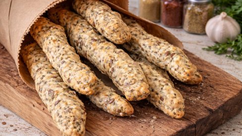 INTEGRALNI ŠTAPIĆI SA SEMENKAMA: Recept za zdravu grickalicu