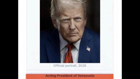 SAMOPROGLAŠENI VLADAR VENECUELE: Tramp na svojoj  mreži dodao sebi novu titulu - Ludilu nema kraja (FOTO)