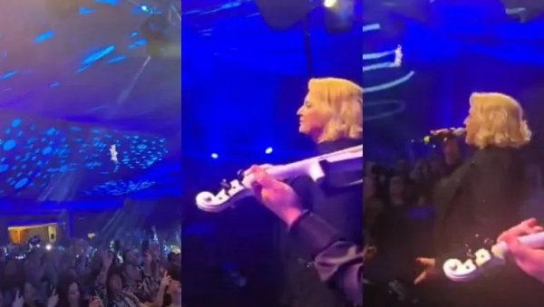 ОРИЛО СЕ ОДАКЛЕ СИ, СЕЛЕ: Снежана Ђуришић у Загребу дигла на ноге две хиљаде људи уз српске песме (ФОТО)