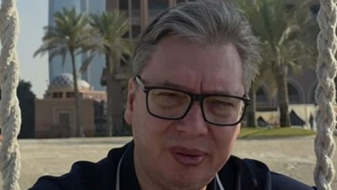 VUČIĆ UPUTIO VAŽNU PORUKU: Obratio se građanima iz Abu Dabija (VIDEO)