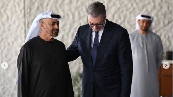 БИЛА МИ ЈЕ ЧАСТ И ПРИВИЛЕГИЈА ДА БУДЕМ ГОСТ  Вучић са Бин Заједом обишао Национални музеј: Надам се да ћемо да очувамо најбољи однос