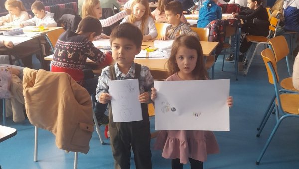 ГОСТИ ОД БЕОГРАДА ДО АМЕРИКЕ: У Основној школи Кадињачи у Лозници  било живо и у дане минулог распута