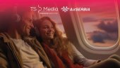 TS MEDIA I ER SRBIJA DONOSE EKSKLUZIVNI DOMAĆI VIDEO SADRŽAJ NA INTERKONTINENTALNE LETOVE