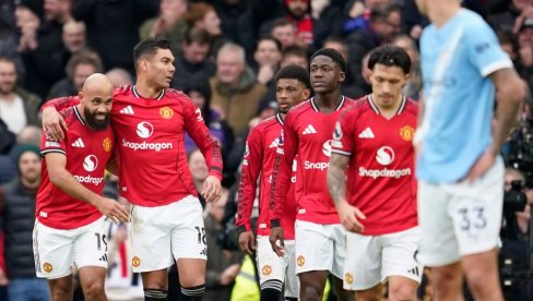 KAKAV DEBI KERIKA NA KLUPI JUNAJTEDA: Crveni đavoli razmontirali Siti u velikom derbiju Premijer lige (FOTO/VIDEO)