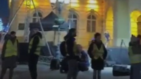 PUKLI PLENUMAŠI: Najavljivali veliki protest u Novom Sadu, došlo nekoliko njih (VIDEO)