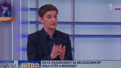 ЗБОГ ЊИХОВЕ ТРИ ЧИЊЕНИЦЕ ВУЧИЋ ИМ СЕ ЗАМЕРИО Брнабићева: Те резолуције које пише Тонино Пицула су увек против Србије