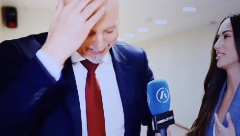 NEVIĐENA SCENA, REPORTERKA OSTALA U ŠOKU! Evo šta je Saša Obradović uradio posle Monako - Crvena zvezda (VIDEO)