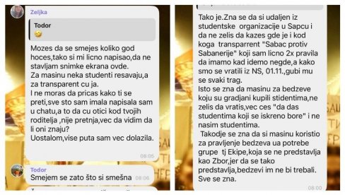 ТОТАЛНО КЛАЊЕ МЕЂУ ШАБАЧКИМ БЛОКАДЕРИМА! Увреде само пљуште - Не зна се ко кога и чиме чашћава (ВИДЕО)