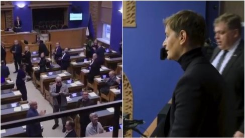 OVAKO SE POŠTUJE SRBIJA! Velika čast za našu zemlju, pogledajte kako je Ana Brnabić dočekana u estonskom parlamentu (VIDEO)
