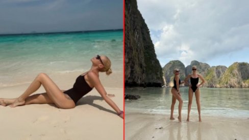 ВРЕЛЕ И ИЗАЗОВНЕ ПОЗЕ: Наташа Беквалац се скинула у купаћи, показала извајано тело (ФОТО)