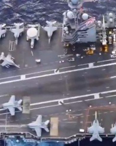 РАТ КУЦА НА ВРАТА: Трампова армада стигла на Блиски исток - амерички носач авиона и ратни бродови пред капијама Ирана (ФОТО/ВИДЕО)