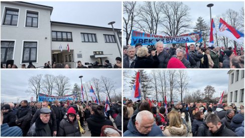 VUČIĆ U VELIKOJ DRENOVI Obratio se okupljenim građanima: Ja ću se boriti za vas (VIDEO)