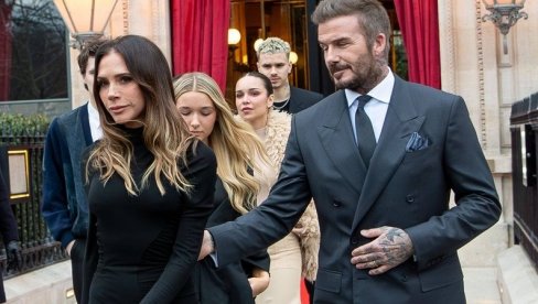 ПРВО ПОЈАВЉИВАЊЕ БЕКАМОВИХ У ЈАВНОСТИ НАКОН СКАНДАЛА: Хвала мојој деци!